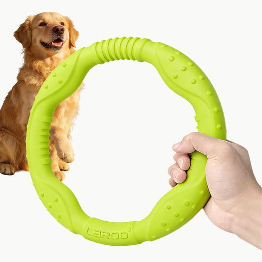 Dog Toys for Aggressive Chewers,¡¾Floatable¡¿ Dog Flying Disc, Dog Tug Toy, Interactive Dog Toys, Dog Teeth Cleaning, Tug of War Dog Toy, Dog Chew Toys, Dog Teething Toys for Catch, Fetch
