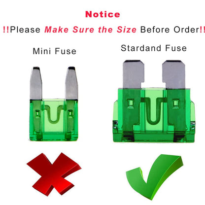 (55 Pcs) 30 Amp Standard Blade Fuse, 30A Automotive Fuse for Car Truck