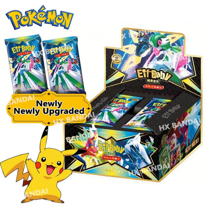 30 Bag Pokemon Anime Game Elf Card Luxury Pet Card Collection Exchange Gift Box Card Toys Children'S Hobbies Kid  Christmas Gift