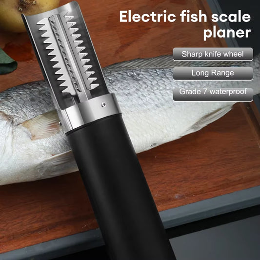 Electric Fish Scaler Remover - Rechargeable Seafood Cleaner & Scraper for Effortless Kitchen